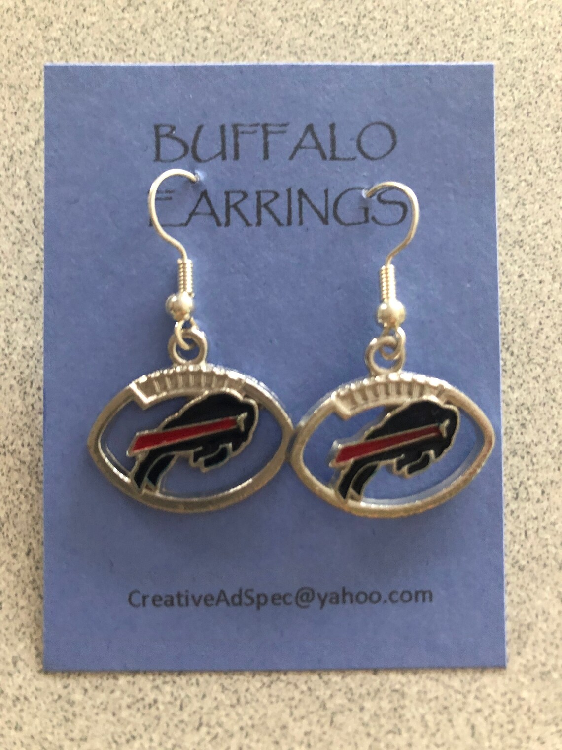 buffalo bills earrings amazon