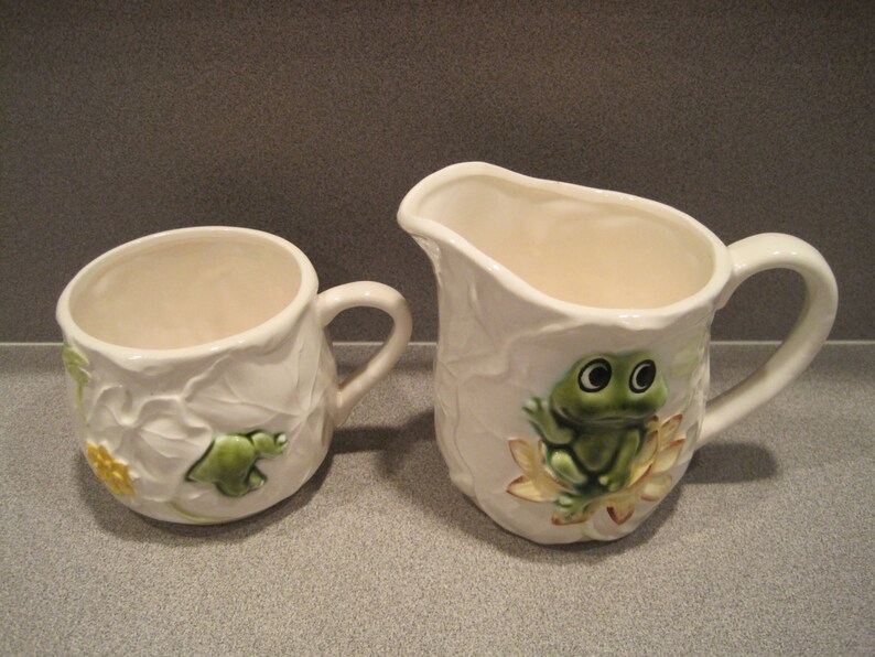 Sears Roebuck Vintage 1978 Neal Neil the Frog Kitchen Creamer Etsy