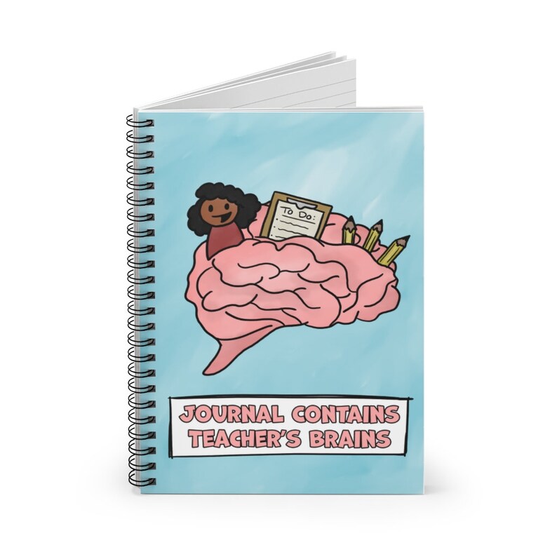 Teacher's Brain Notebook - Etsy