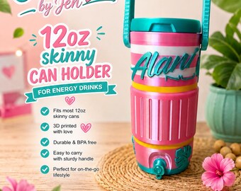 12oz Skinny Energy Drink Can Holder