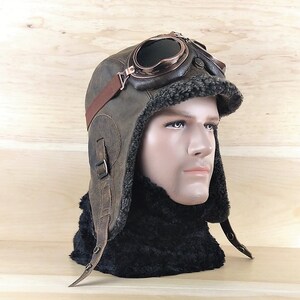 Winter Trapper Hat With Goggles Etsy Australia