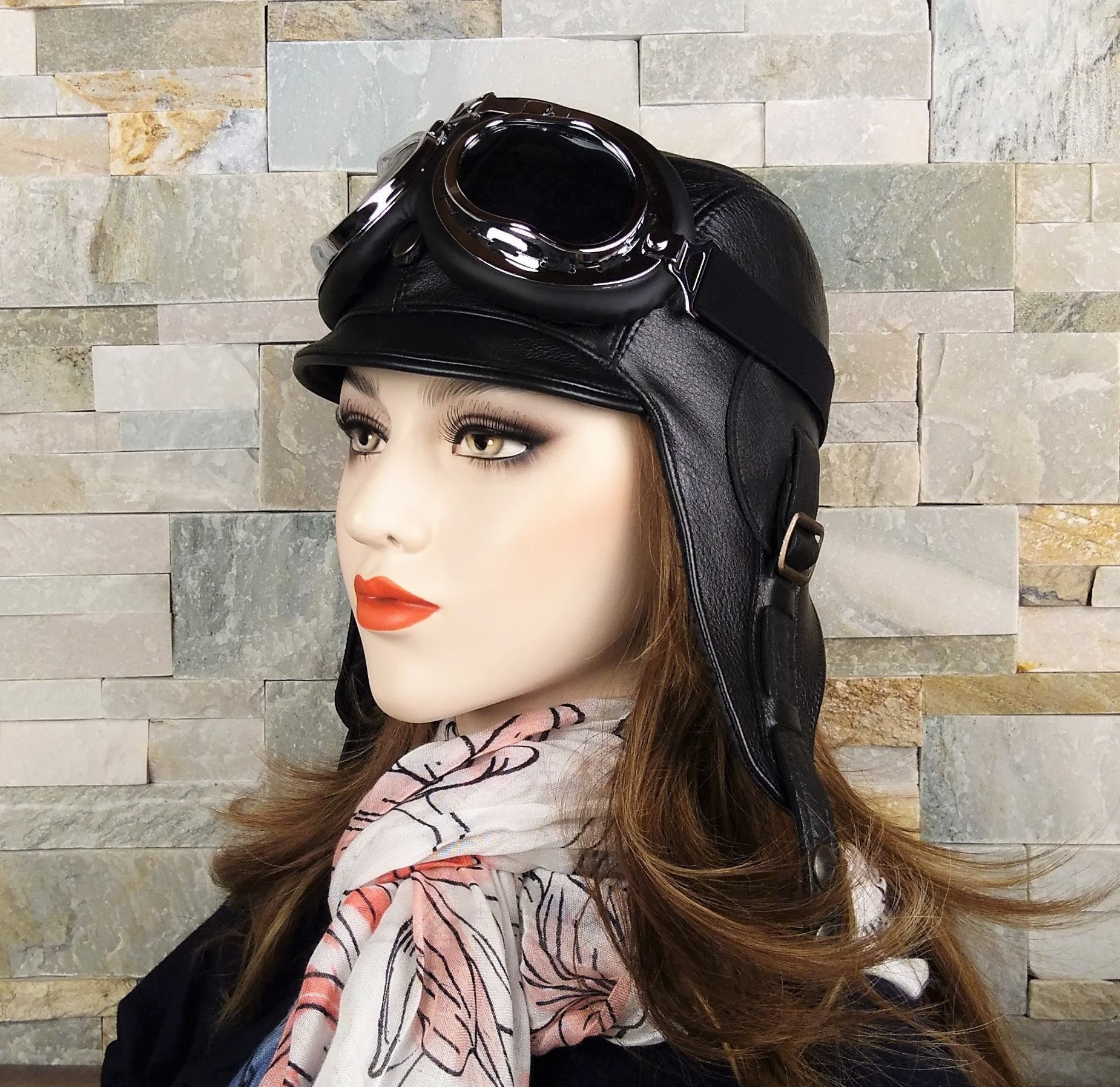 Driving Hat Goggles Etsy UK