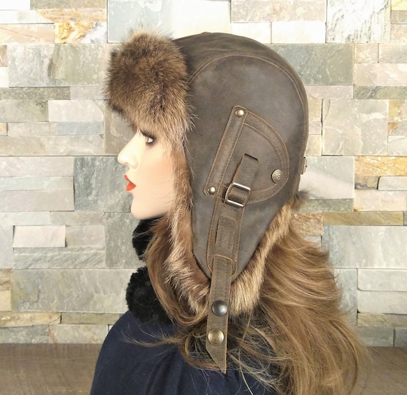 Real Fur Trapper Hat