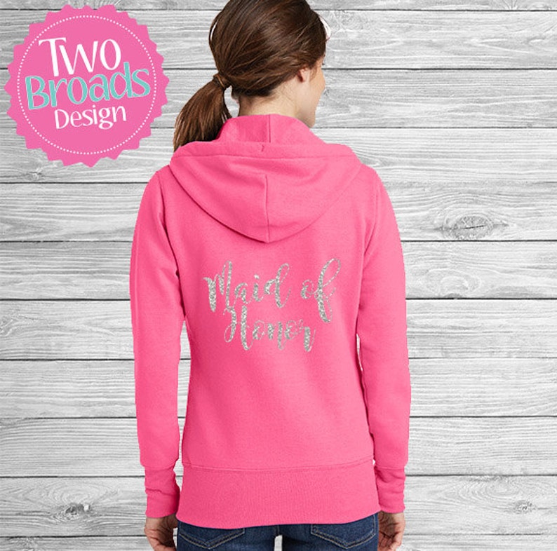 maid of honor sweatshirt