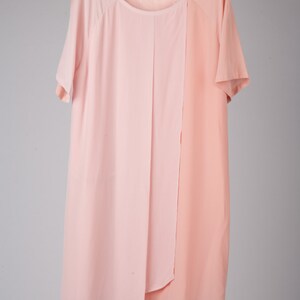 Architectural Loose Fit Sweet Dress_Indigo-Pink image 5