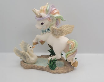 Cute Unicorn Figure Dreams Take Flight Rainbow Dreams Hamilton Collection