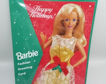 barbie christmas card