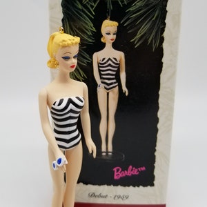 Barbie Swimsuit Debut 1959 Keepsake Ornament New Collectors Series Free Shipping