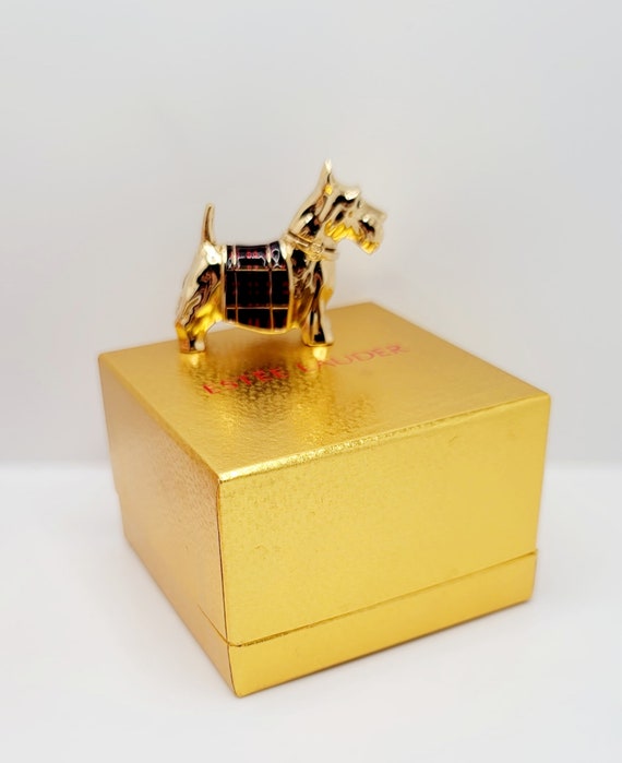 Estee Lauder Scottie Solid Perfume Compact 1992 - image 6