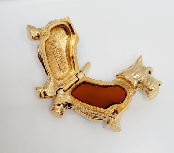 Estee Lauder Scottie Solid Perfume Compact 1992 - image 8