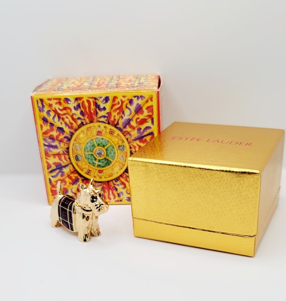 Estee Lauder Scottie Solid Perfume Compact 1992 - image 1