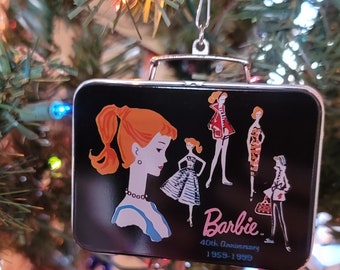 Barbie Lunchbox Christmas Ornament Hallmark Keepsake Boxed
