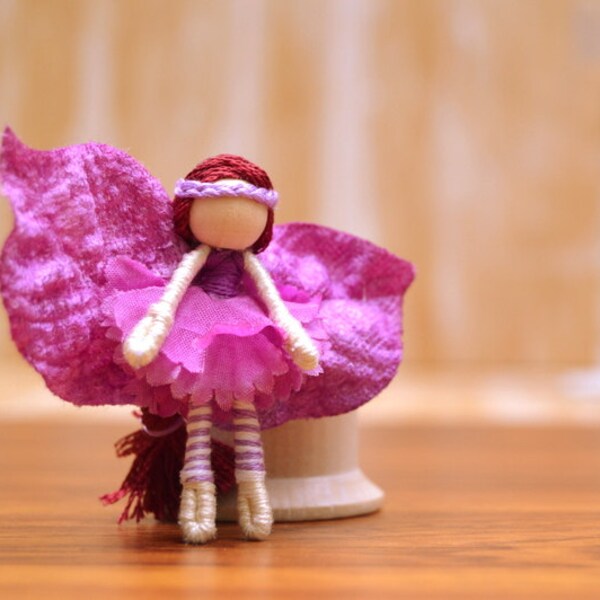 Waldorf Fairy Doll - waldorf fairies, flower fairy doll, flower fairies, miniature fairy doll, miniature fairies,pixie doll,small fairy doll