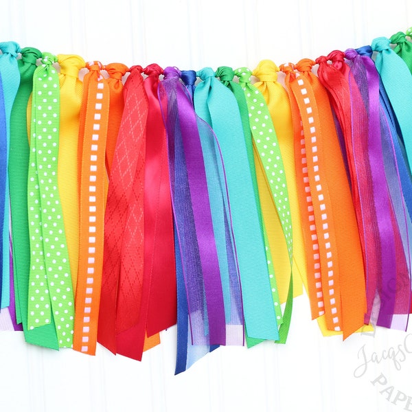 Rainbow Ribbon Etsy