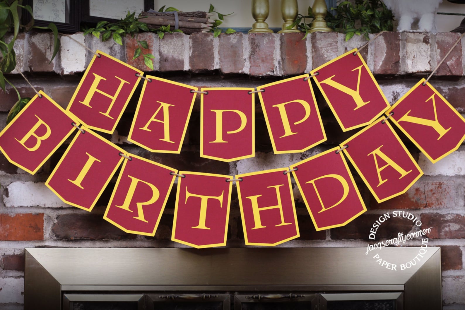 Happy Birthday Banner | Witch and Wizard Party Decorations - Etsy