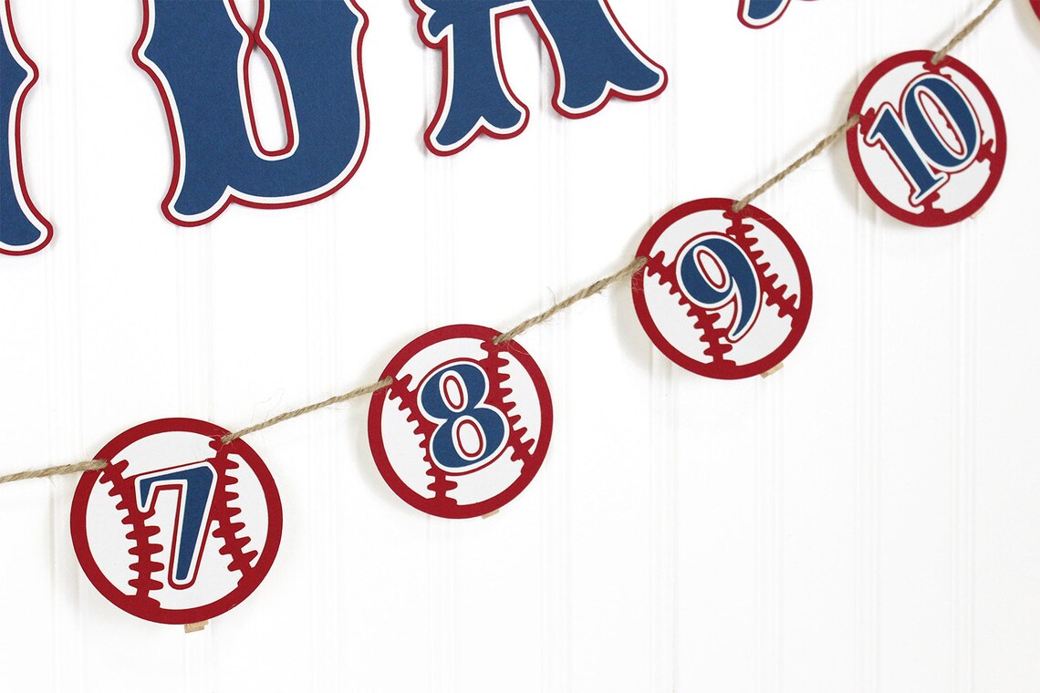 Rookie of the Year Baseball Banner Baby's First Year - Etsy