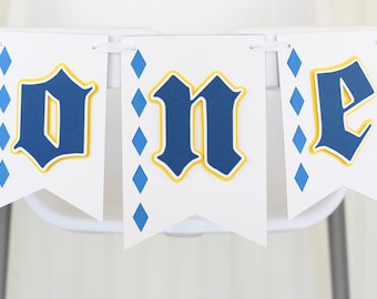 Oktoberfest High Chair Banner: First Birthday Decoration