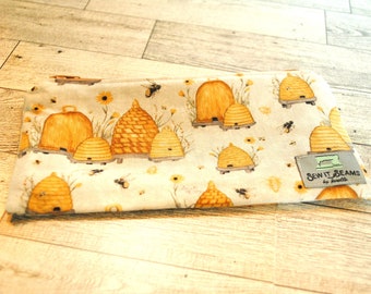 Honey Bees-Medium zip bag