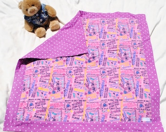 I am a princess flannel baby blanket-Large