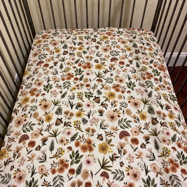 Woodland Crib Sheets Etsy