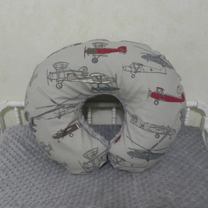 Airplane boppy cover hot sale