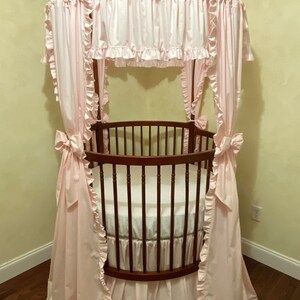 Round baby sale bed sheets