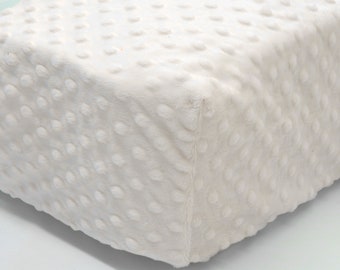 minky fitted crib sheet