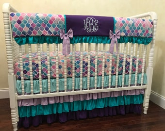little mermaid crib bedding