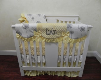 Yellow Crib Bedding Etsy