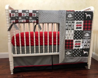 firefighter baby bedding
