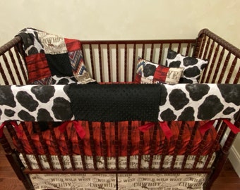 vintage cowboy baby bedding