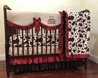 cowgirl baby bedding