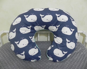 whale boppy pillow