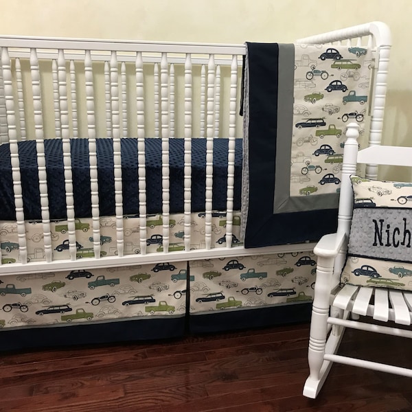 Boy Crib Bedding Etsy