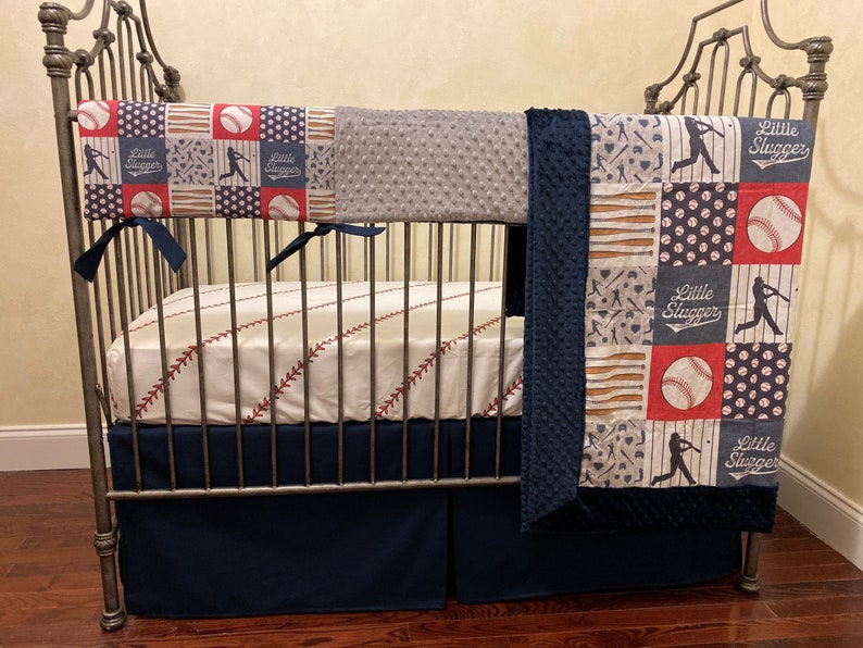 Baseball Crib Bedding Boy Baby Bedding 
