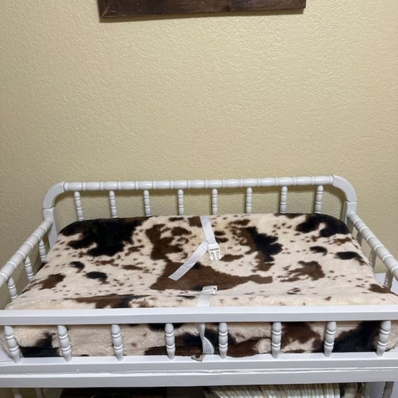 Pony Minky Changing Pad Cover: Western Nursery Decor