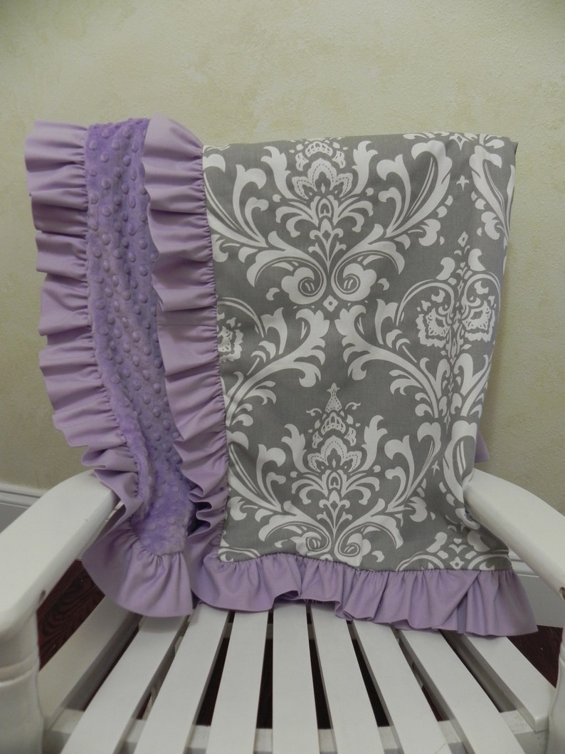 Lavender Crib Bedding Set Macy Girl Baby Bedding Lavender Etsy