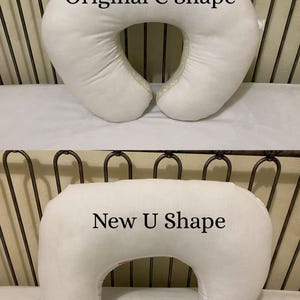Funda de almohada de lactancia de algodón con volante, elige tu color imagen 5