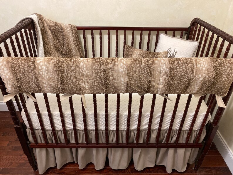 Woodland Nursery Crib Bedding Set Gender Neutral Crib Etsy