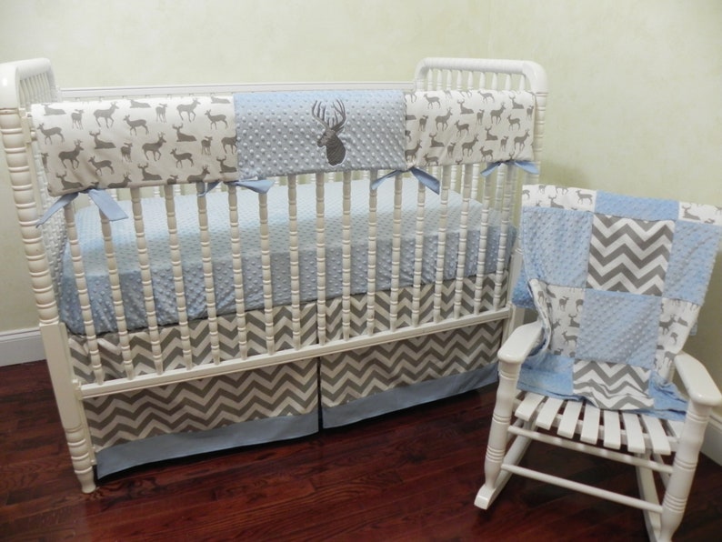 deer crib bedding for boy