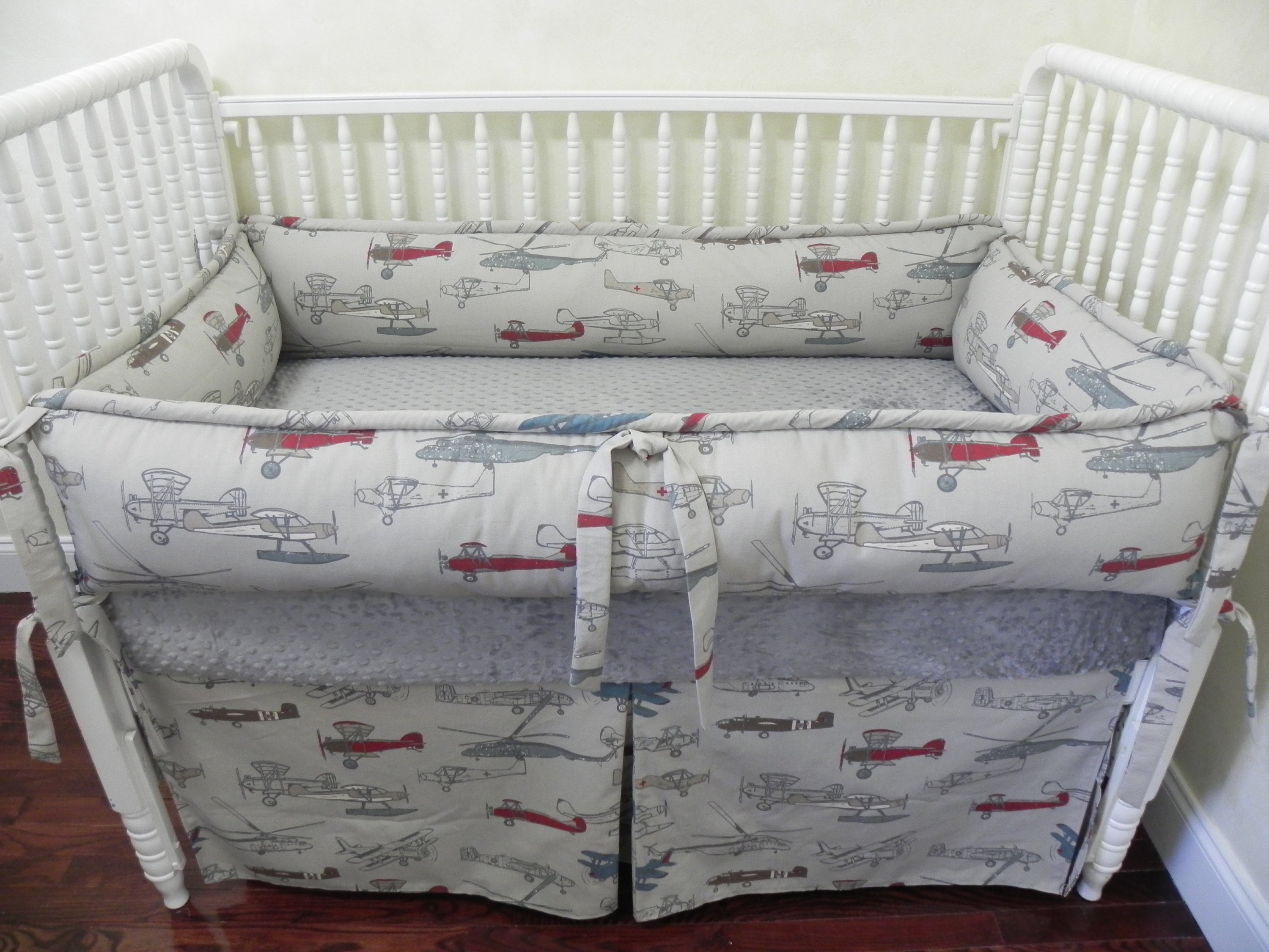 airplane crib sheets
