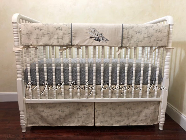 airplane baby bedding