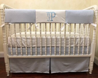 crib sheets blue