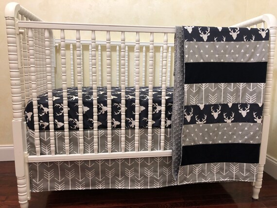 woodland deer baby bedding