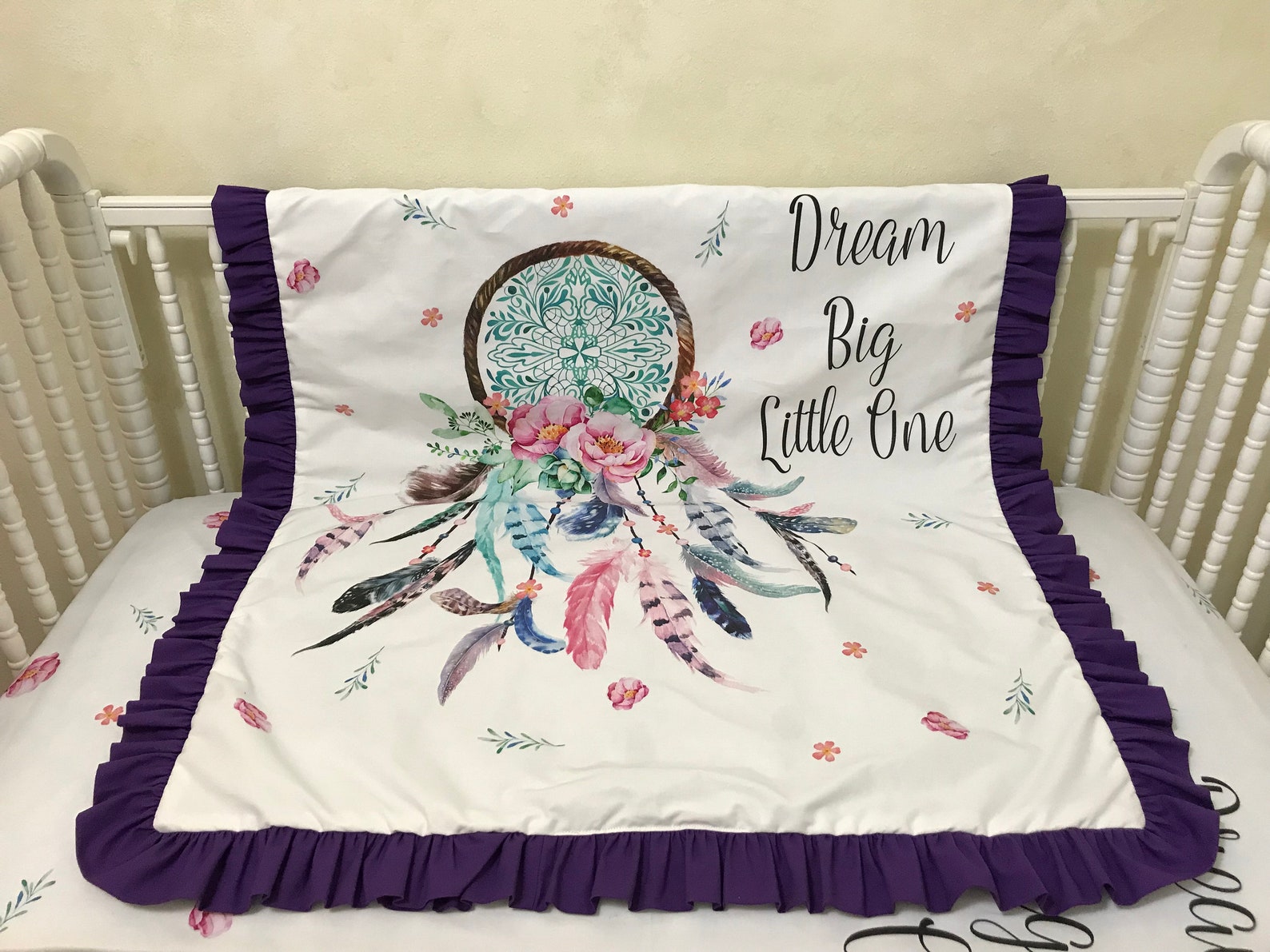 Dream Catcher Baby Blanket Dream Big Little One Dream Etsy
