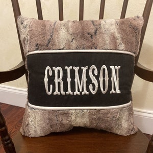 Western Nursery Pillow - Specialty Pillow with Monogram or Name