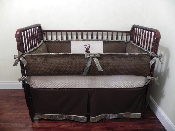 camo crib set