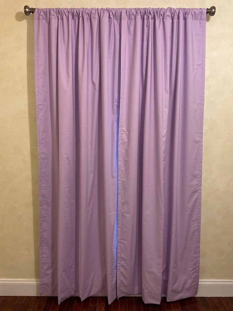 Lavender Nursery Curtain Panels Custom Nursery Drapes Etsy