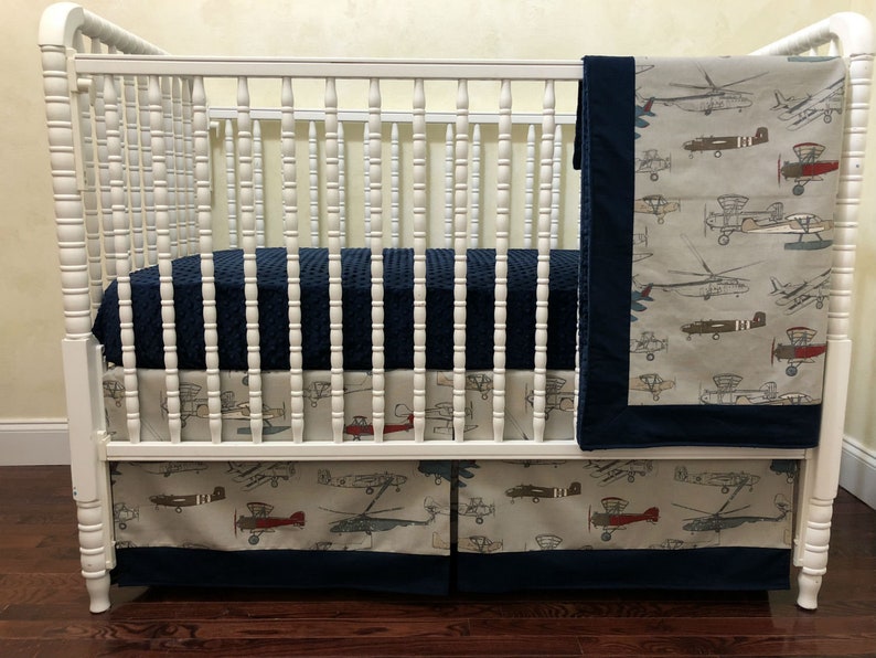 airplane nursery bedding