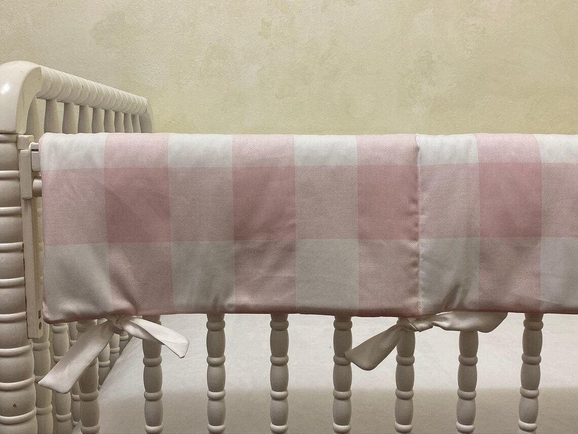 Pink Buffalo Plaid Crib Bedding Set Baby Girl Crib Bedding Etsy